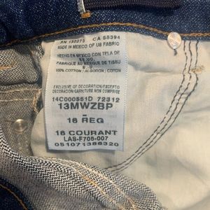 Boys wranglers 16 reg